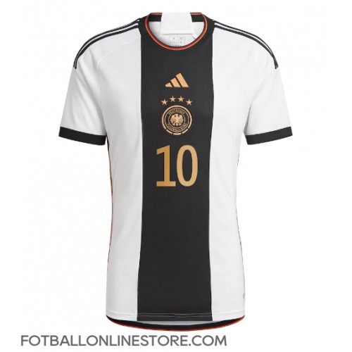 Billige Tyskland Serge Gnabry #10 Hjemmetrøye VM 2022 Kortermet